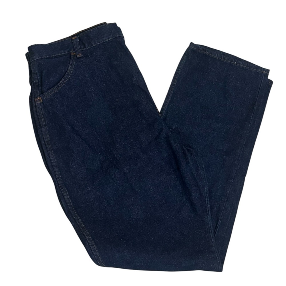 Vintage Rustler Women's High Rise Dark Blue Jeans